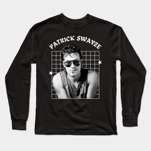 Patrick swayze --- aesthetic design Long Sleeve T-Shirt